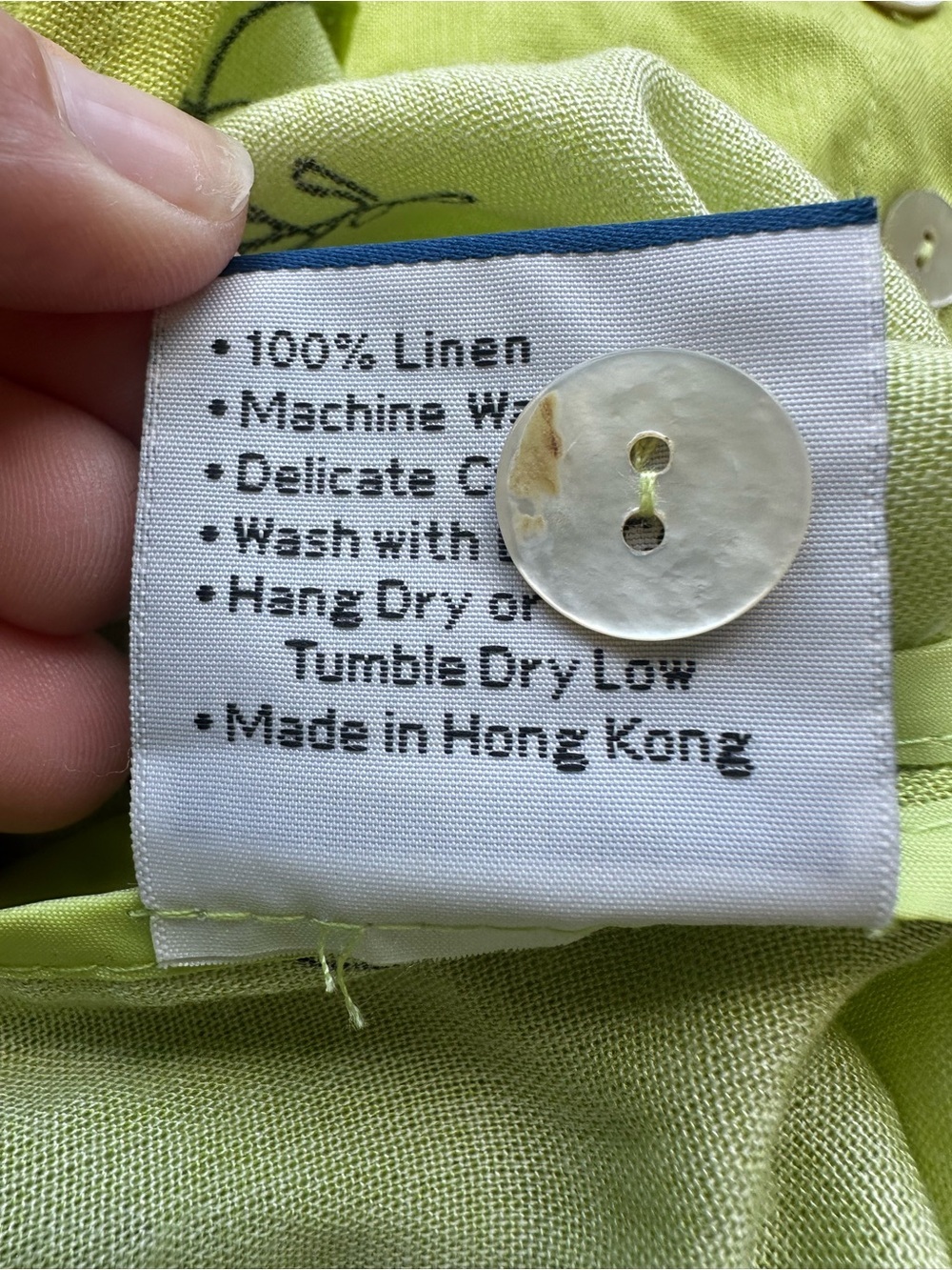Fridaze Linen Redefined Hope Linen Blouse (XL) - Picture 8 of 8